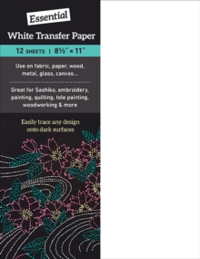 Essential White Transfer Paper: 12 Sheets, 8 1/2  x 11