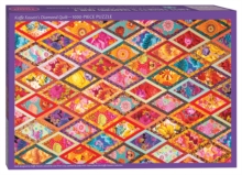 Kaffe Fassett’s Diamond Quilt Jigsaw Puzzle: 1000 Pieces, Dimensions 29.5? x 19.7?