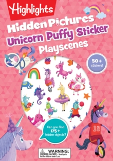 Unicorn Puffy Sticker Playscenes