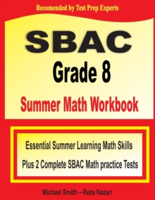 Image for SBAC Grade 8 Summer Math Workbook