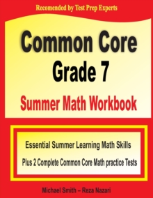 Image for Common Core Grade 7 Summer Math Workbook
