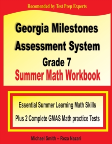 Image for Georgia Milestones Assessment System Grade 7 Summer Math Workbook