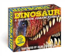 Dinosaurs: 550-Piece Jigsaw Puzzle and   Book: A 550-Piece Family Jigsaw Puzzle Featuring the T-Rex Handbook!