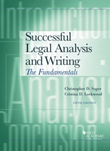 Image for Successful Legal Analysis and Writing : The Fundamentals