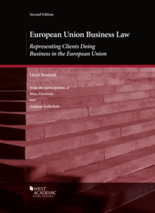 Image for European Union business law  : representing clients doing business in the European Union