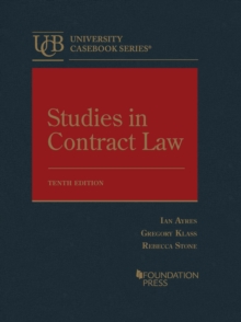 Image for Studies in Contract Law