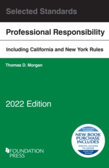 Image for Model Rules of Professional Conduct and Other Selected Standards, 2022 Edition