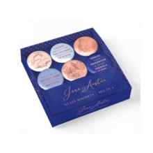 Jane Austen Glass Magnet Set