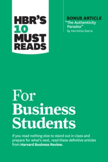 Image for HBR's 10 Must Reads for Business Students