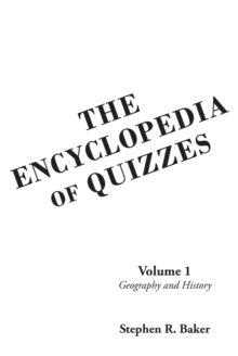 Image for Encyclopedia of Quizzes: Volume 1: Geography and History