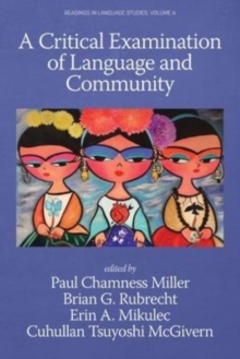Image for A Critical Examination of Language and Community
