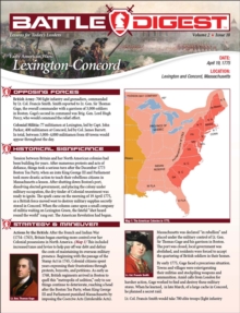 Image for Battle Digest: Lexington-Concord