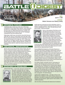 Image for Battle Digest: Shiloh