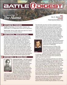 Image for Battle Digest: Alamo