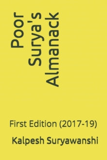 Image for Poor Surya's Almanack : First Edition (2017-19)