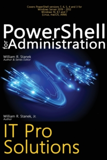 Image for PowerShell for Administration, IT Pro Solutions : Professional Reference Edition