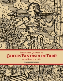 Image for Livro para Colorir de Cartas Fantasia de Taro para Adultos 1 & 2