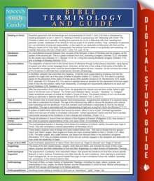 Image for Bible Terminology And Guide: Speedy Study Guides