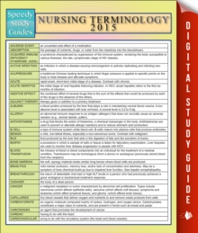 Image for Nursing Terminology 2015: Speedy Study Guides