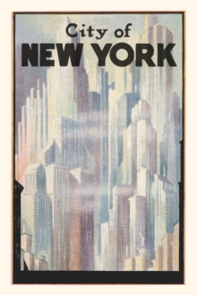 Image for Vintage Journal Abstract New York City Travel Poster