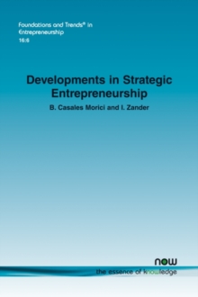 Image for Developments in Strategic Entrepreneurship