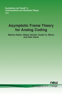 Image for Asymptotic frame theory for analog coding