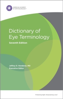 Image for Dictionary of eye terminology