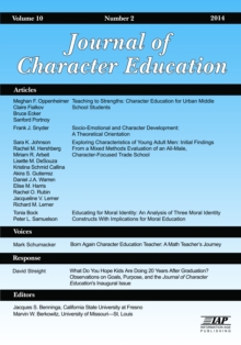 Image for Journal of Character Education - Issue
