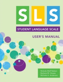 Image for Student language scale (SLS) user's manual