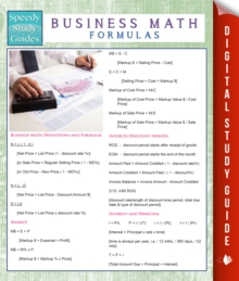 Image for Business Math Formulas (Speedy Study Guides)