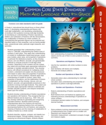 Image for Common Core State Standards: Math And Language Arts 4th Grade: (Speedy Study Guides)