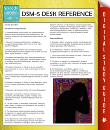 Image for DSM-5 Desk Reference (Speedy Study Guides)