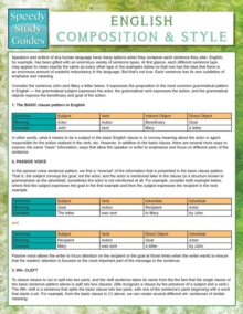 Image for English Composition & Style (Speedy Study Guides)