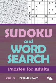 Image for Sudoku and Word Search Puzzles for Adults Vol 8