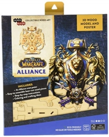 Image for IncrediBuilds: World of Warcraft: Alliance 3D Wood Model and Poster