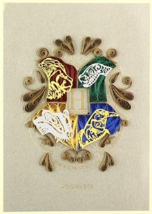 Harry Potter: Hogwarts Crest Quilled Card