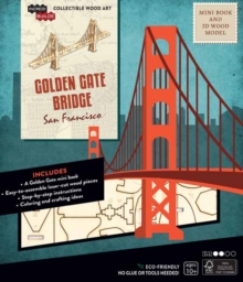 IncrediBuilds: San Francisco: Golden Gate Bridge Book and 3D Wood Model