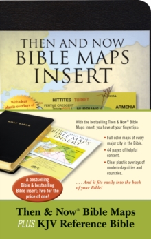 Image for Then & Now Bible Maps Insert and KJV Bible Bundle