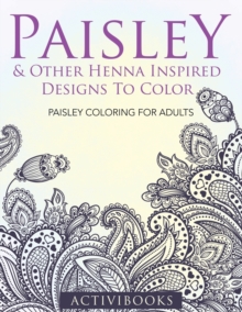 Image for Paisley & Other Henna Inspired Designs To Color