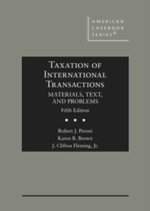 Image for Taxation of International Transactions : Materials, Text, and Problems