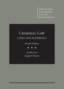 Image for Criminal Law, Cases and Materials