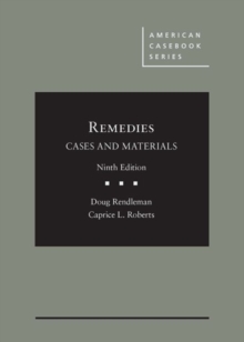 Image for Remedies, Cases and Materials