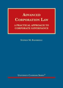 Image for Advanced Corporation Law