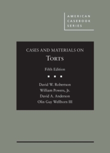 Image for Cases and Materials on Torts - CasebookPlus