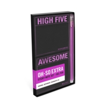 Knock Knock High Five / Awesome Sticky Note Set + Gel Pen