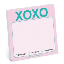 Knock Knock XOXO Sticky Note (Pastel Version)