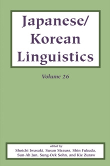 Image for Japanese/Korean Linguistics, Vol. 26