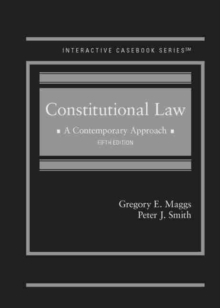 Image for Constitutional law  : a contemporary approach