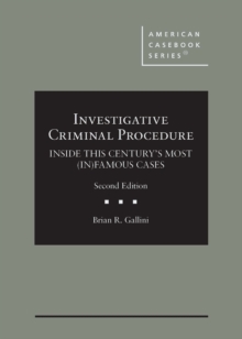 Image for Investigative Criminal Procedure