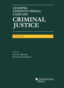 Image for Leading constitutional cases on criminal justice, 2022